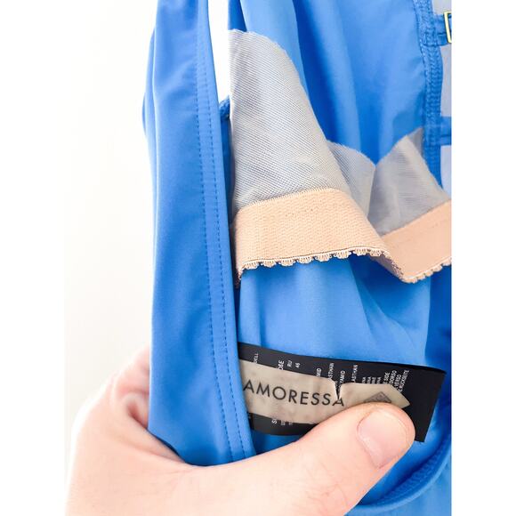 Amoressa Miraclesuit Swimsuit SIze 10 Blue One Piece You Only Live Twice - Picture 9 of 10